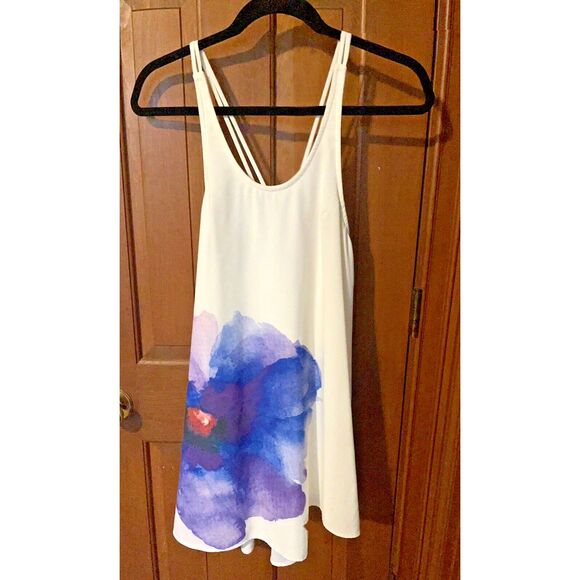 Pins & Needles Tops - PINS AND NEEDLES Womens Size Small White Floral Spaghetti Strap Top Shirt